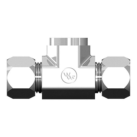 World Wide Fittings Flareless Compression to Flareless Compression to Female Pipe Tee 7655X04X04X02